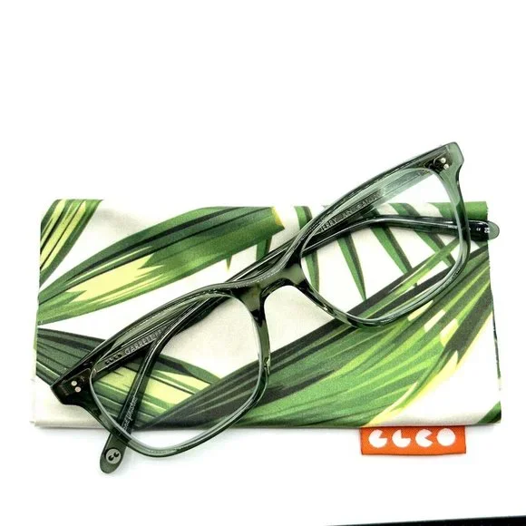 Garrett Leight GLCO Unisex Jerry Color Juniper Eyeglasses New